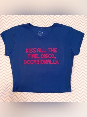 Harry Styles NYC pop-up crop top shirt